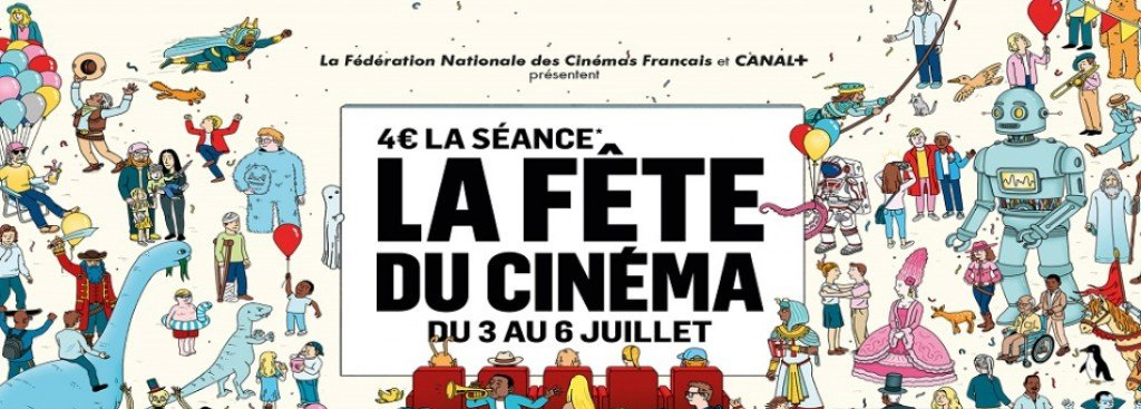 Du 3 au 6 juillet 2022, c’est la Fête du Cinéma